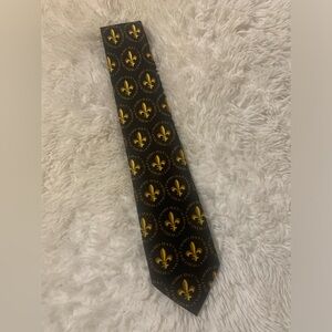 New Orleans Saints Fleur de lis Tie Romario Mancini Collection